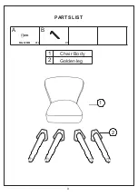 Предварительный просмотр 3 страницы JWA HIGGINS BOUCLE 74640 Assembly Instruction