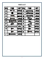 Preview for 4 page of JWA HOBBS 74719 Assembly Instruction Manual