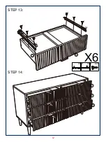 Предварительный просмотр 12 страницы JWA HOBBS 74719 Assembly Instruction Manual