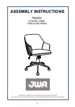 Предварительный просмотр 1 страницы JWA Horatio 69393 Assembly Instructions Manual