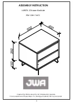 JWA JARVIS 74672 Assembly Instruction Manual предпросмотр