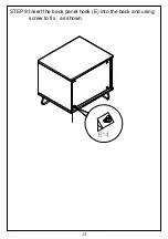 Предварительный просмотр 13 страницы JWA JARVIS 74672 Assembly Instruction Manual