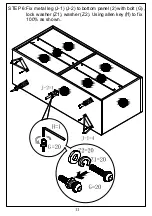 Предварительный просмотр 11 страницы JWA JARVIS 74674 Assembly Instruction Manual