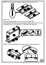 Предварительный просмотр 12 страницы JWA JARVIS 74674 Assembly Instruction Manual