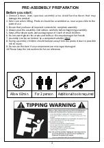 Предварительный просмотр 2 страницы JWA JARVIS 74675 Assembly Instruction Manual