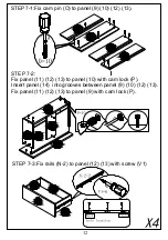 Предварительный просмотр 12 страницы JWA JARVIS 74675 Assembly Instruction Manual