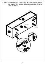 Предварительный просмотр 11 страницы JWA JARVIS 74678 Assembly Instruction Manual