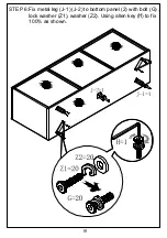 Предварительный просмотр 10 страницы JWA JARVIS 74679 Assembly Instruction Manual