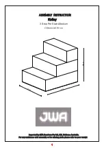 Предварительный просмотр 1 страницы JWA Kelley 76144 Assembly Instruction Manual