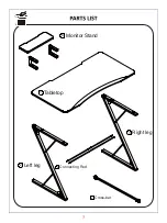 Предварительный просмотр 3 страницы JWA KYTHIRA BLACK TOURNAMENT ELITE GAMING TABLE 70621 Assembly Instruction Manual