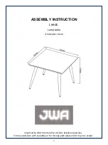 Preview for 1 page of JWA Leeds 71249 Assembly Instruction Manual