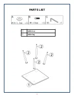 Preview for 3 page of JWA Leeds 71249 Assembly Instruction Manual