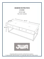 JWA LOZANO 716650001 Assembly Instruction Manual preview