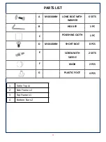 Предварительный просмотр 3 страницы JWA LOZANO 716650001 Assembly Instruction Manual