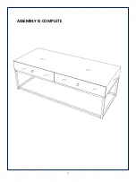 Предварительный просмотр 7 страницы JWA LOZANO 716650001 Assembly Instruction Manual