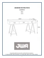 JWA LUGANO 72391 Assembly Instruction Manual предпросмотр