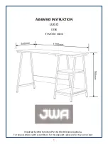 Предварительный просмотр 1 страницы JWA LUGO 68438 Assembly Instruction Manual