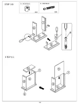 Preview for 10 page of JWA MARCELLUS 70888 Assembly Instruction Manual