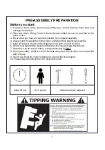 Предварительный просмотр 2 страницы JWA MARTOS 68548 Assembly Instruction Manual