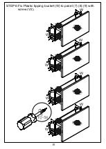 Предварительный просмотр 10 страницы JWA MILLS 74698 Assembly Instruction Manual