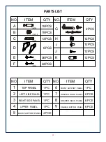 Предварительный просмотр 4 страницы JWA MIRAMAR 69407 Assembly Instruction Manual