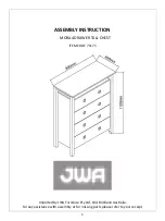 Предварительный просмотр 1 страницы JWA MORA 71175 Assembly Instruction Manual