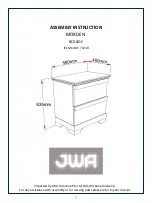 Предварительный просмотр 1 страницы JWA MORDEN 71238 Assembly Instruction