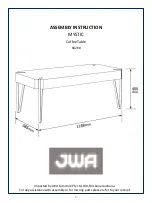 Предварительный просмотр 1 страницы JWA MYSTIC 68268 Assembly Instruction Manual