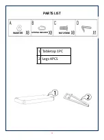 Предварительный просмотр 3 страницы JWA MYSTIC 68268 Assembly Instruction Manual