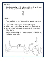 Предварительный просмотр 4 страницы JWA MYSTIC 68268 Assembly Instruction Manual