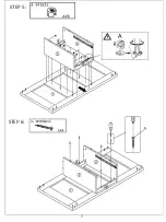 Предварительный просмотр 7 страницы JWA Nanterre 70903 Assembly Instruction Manual