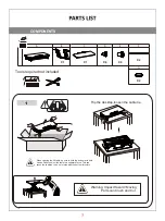 Предварительный просмотр 3 страницы JWA NAXOS 70628 Assembly Instruction Manual