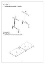 Предварительный просмотр 4 страницы JWA NEVERS 75137 Assembly Instructions Manual