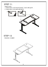 Предварительный просмотр 9 страницы JWA NEVERS 75137 Assembly Instructions Manual