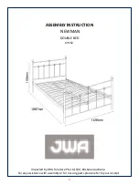 Предварительный просмотр 1 страницы JWA NEWMAN 69152 Assembly Instruction Manual