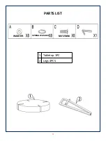 Предварительный просмотр 3 страницы JWA NOVI 68426 Assembly Instruction Manual