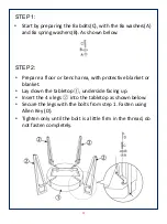 Предварительный просмотр 4 страницы JWA NOVI 68426 Assembly Instruction Manual