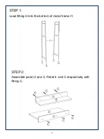 Предварительный просмотр 4 страницы JWA Oldham 69486 Assembly Instruction Manual