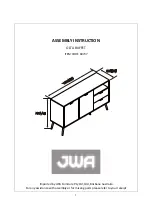 Preview for 1 page of JWA OLTA 69737 Assembly Instruction Manual