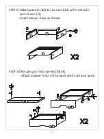 Предварительный просмотр 8 страницы JWA OLTA 69738 Assembly Instruction Manual