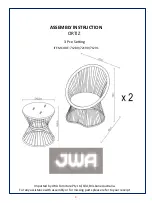 JWA ORTIZ 71289 Assembly Instruction Manual предпросмотр