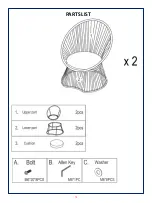 Preview for 3 page of JWA ORTIZ 71289 Assembly Instruction Manual