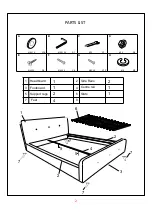 Предварительный просмотр 3 страницы JWA RAINEY 68330 Assembly Instruction Manual