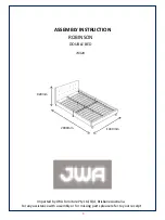 Предварительный просмотр 1 страницы JWA ROBINSON 74320 Assembly Instruction Manual