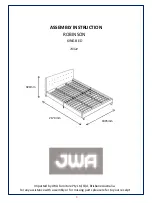 Предварительный просмотр 1 страницы JWA ROBINSON 74322 Assembly Instruction Manual