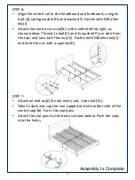 Предварительный просмотр 8 страницы JWA ROBINSON 74322 Assembly Instruction Manual