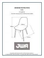 Предварительный просмотр 1 страницы JWA Salto 68103 Assembly Instruction Manual