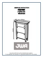 Предварительный просмотр 1 страницы JWA SMITHERS 69376 Assembly Instruction Manual