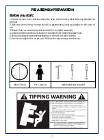 Предварительный просмотр 2 страницы JWA SMITHERS 69376 Assembly Instruction Manual