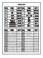 Preview for 4 page of JWA SMITHERS 69430 Assembly Instruction Manual